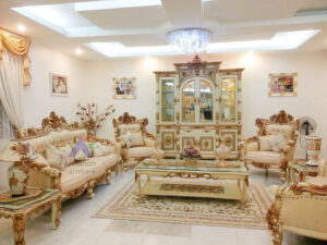 Set Kursi Tamu Mewah Barcelona Ukiran Jepara