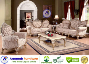 Kursi Tamu Ukir Mewah Royal Monaco Jati Jepara