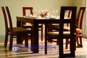 Meja Makan Minimalis Jati Figura