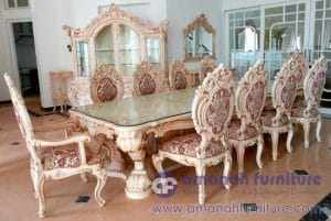 Set Meja Makan Jati Klasik Istana Presiden