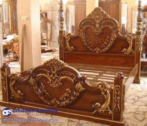 Tempat Tidur Mewah Jati Love Ukir Jepara