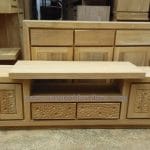 Meja TV Jati Minimalis Rintik Jepara