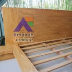 Tempat Tidur Jati Minimalis Pendek Ala Jepang