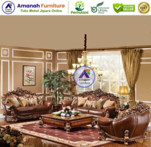 Kursi Tamu Mewah Waldorf Savanah Royal Jepara