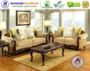 Sofa Tamu Minimalis Klasik Jati Ruang Tamu Kecil