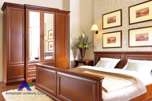 Set Tempat Tidur Minimalis Modern Jati Loncini