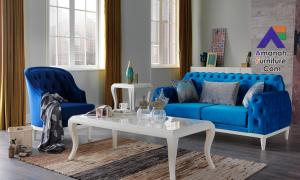 Sofa Tamu Mewah Minimalis Modern Alexa