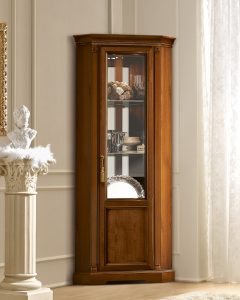 Lemari Pajangan Jati Pojok