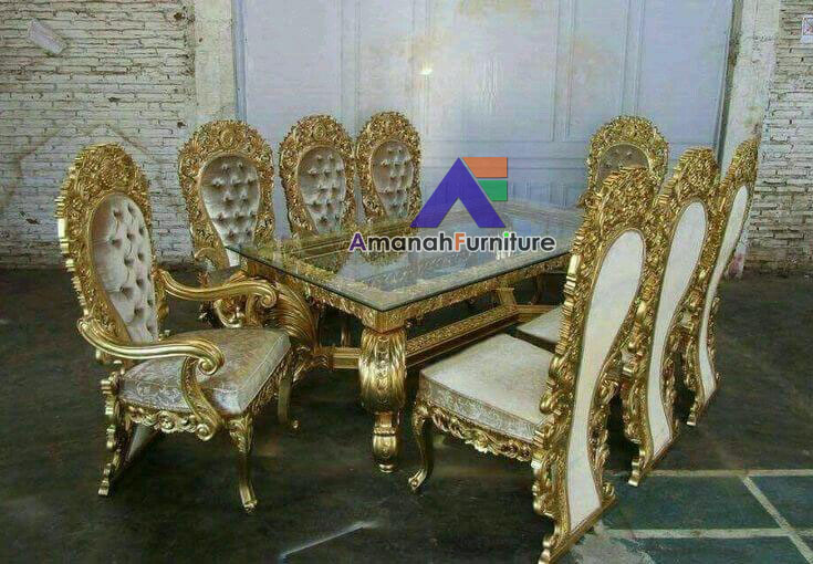 Jual Meja Makan Mewah Jati