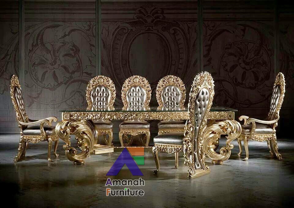 jual meja makan mewah royal