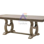 Meja Makan Mewah Dunhill Jati Solid 8 Kursi