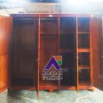 Lemari Pakaian Jati 4 Pintu Mahesa