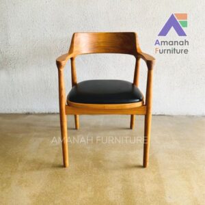 Kursi Cafe Kayu Jati Hiros Dengan Busa Dudukan