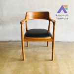 Kursi Cafe Kayu Jati Hiros Dengan Busa Dudukan