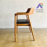 Kursi Cafe Kayu Jati Hiros Dengan Busa Dudukan