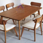 Set Meja Kursi Cafe Ropan Kayu Jati Jepara