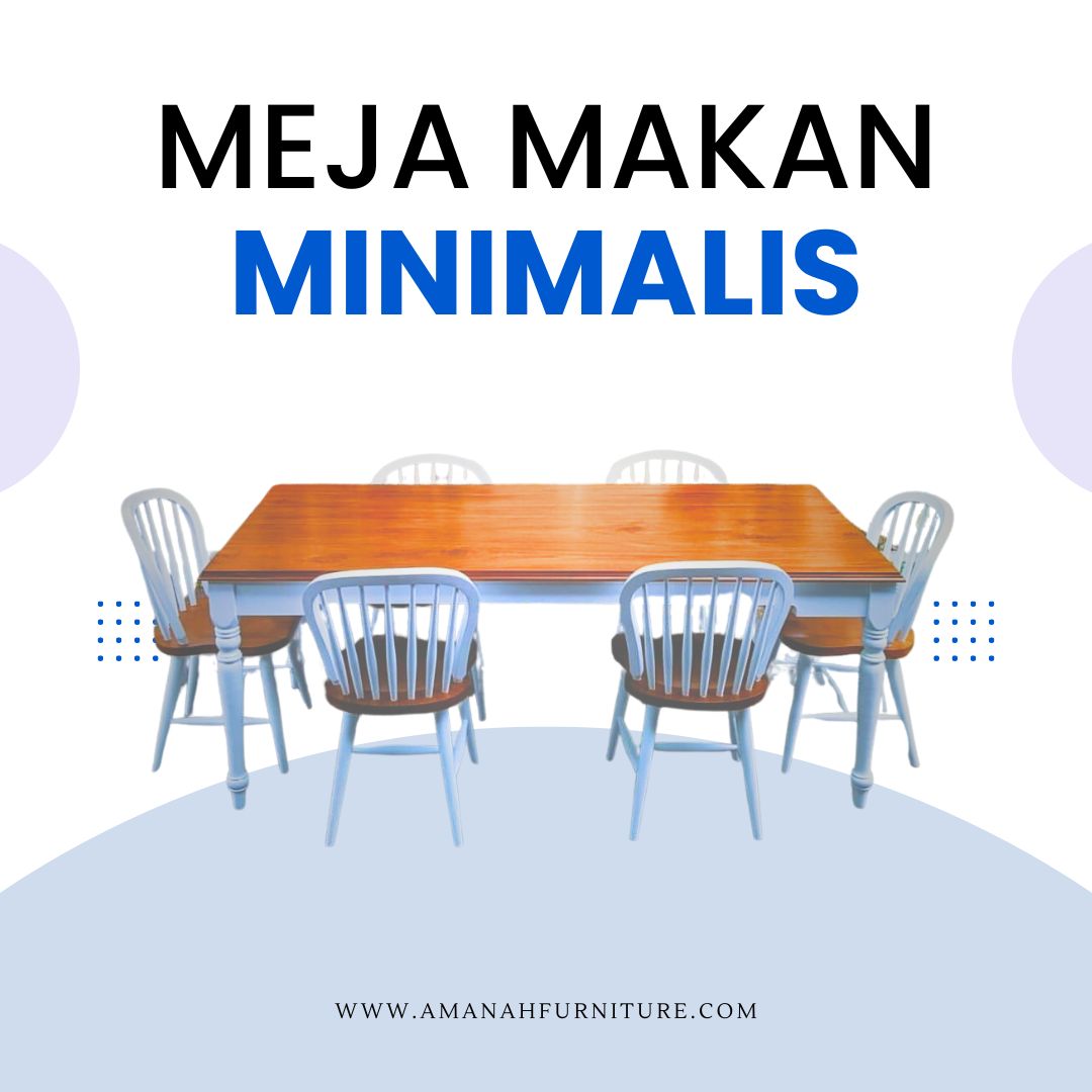 jual meja makan 6 kursi jati